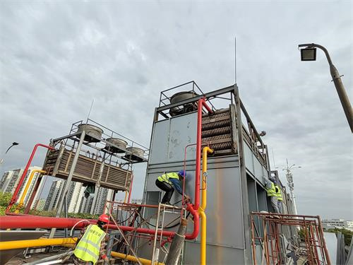 冷却塔在工业中的应用(80吨工业冷却塔定制)