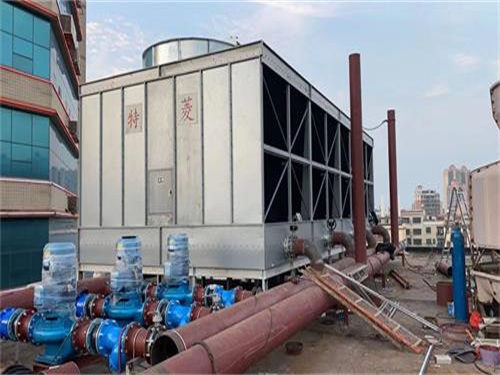 闭式冷却塔中央空调系统的应用,闭式冷却塔工作原理示意图